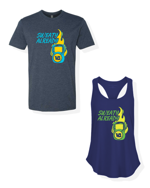 Warrior Body Fit - Bundle 1 - Navy Tee w/ Navy Tank